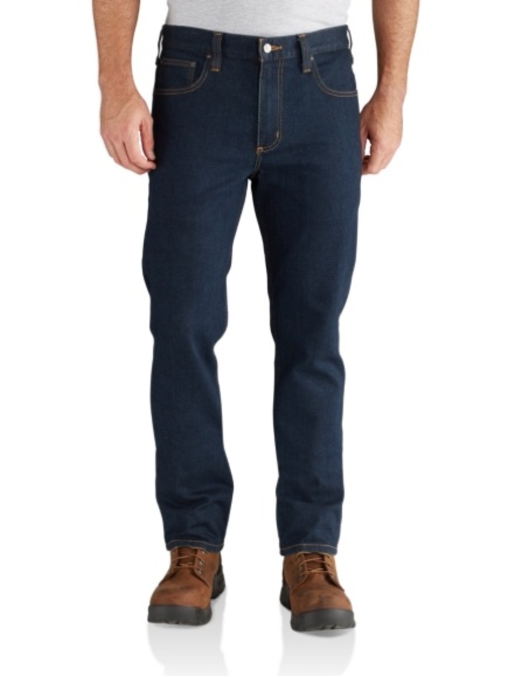 Carhartt Men's Rugged Flex Straight Leg Jeans, 40x30, “Erie”(dark wash)